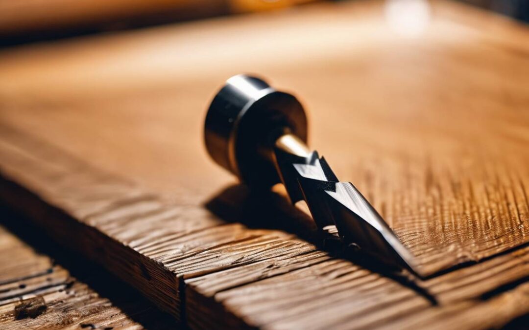 Jak działa wiertło którym oznacza się miejsce wykonania właściwego otworu?